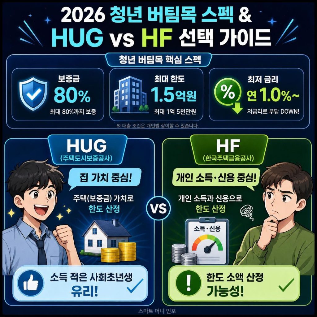 [7월 최신] 2026 청년 버팀목 전세 대출, 잔금이 모자랄 때