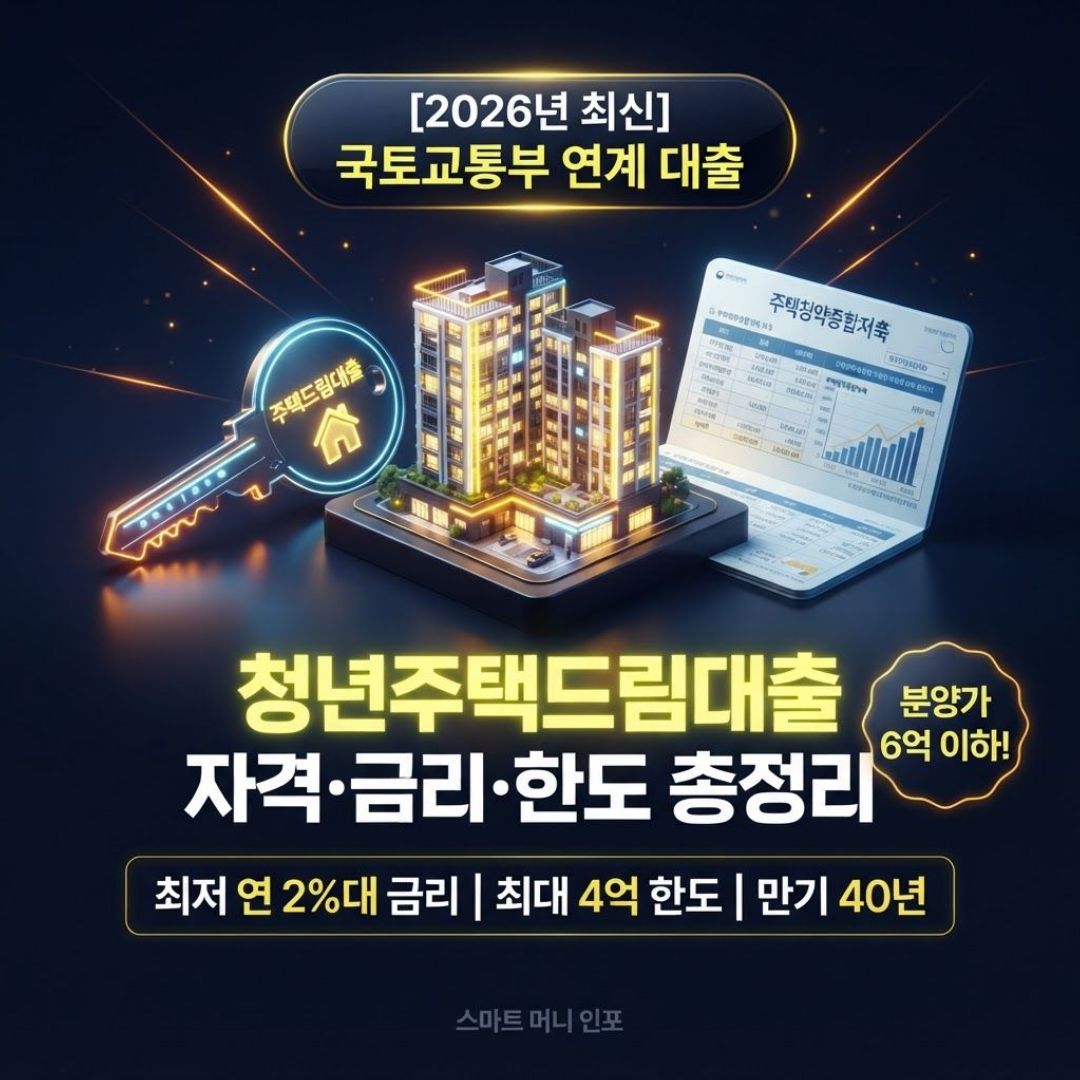 7월 최신 - 2026 청년주택드림대출 자격·금리·한도 완벽정리