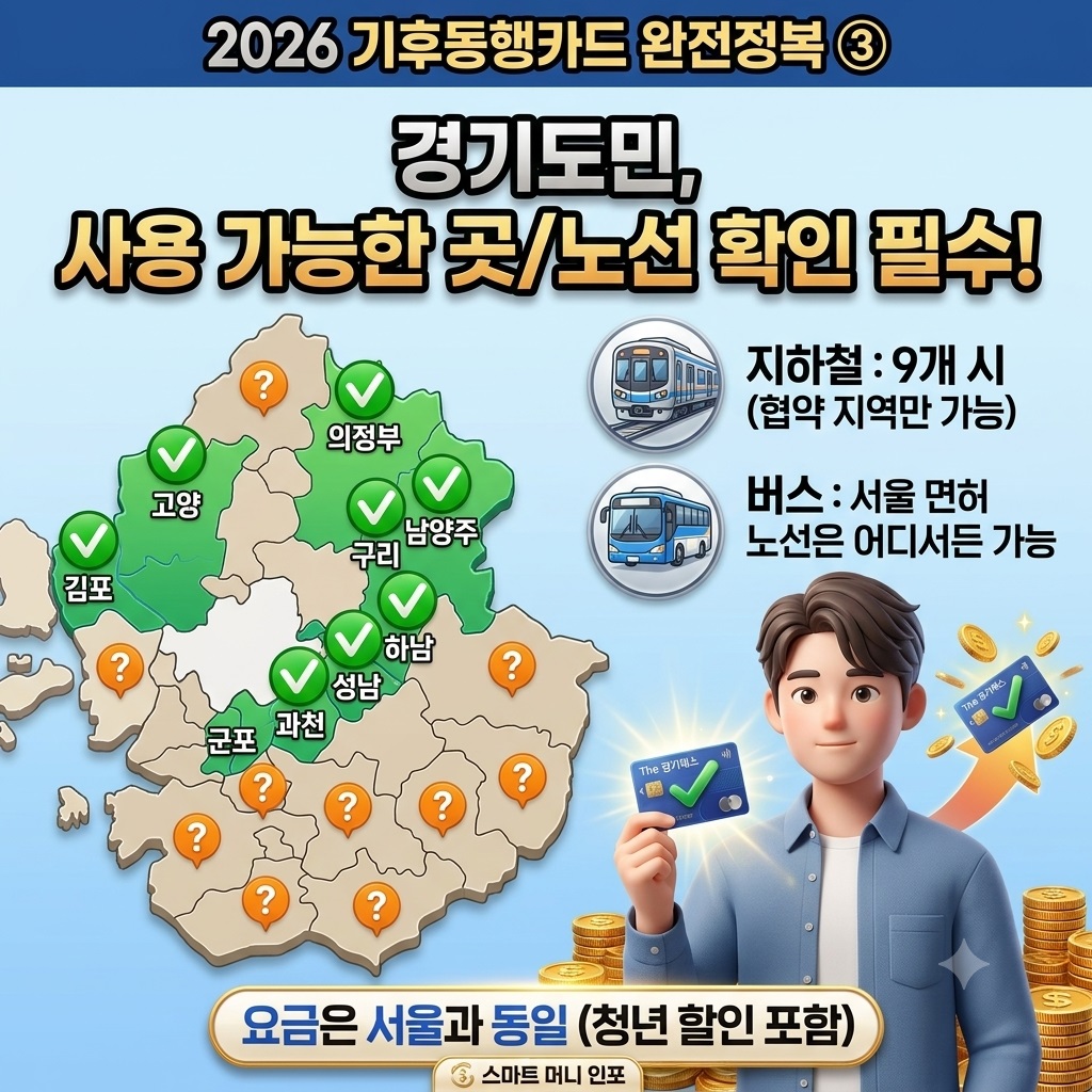 2026 기후동행카드 완전정복 ③ 경기도민이라면?