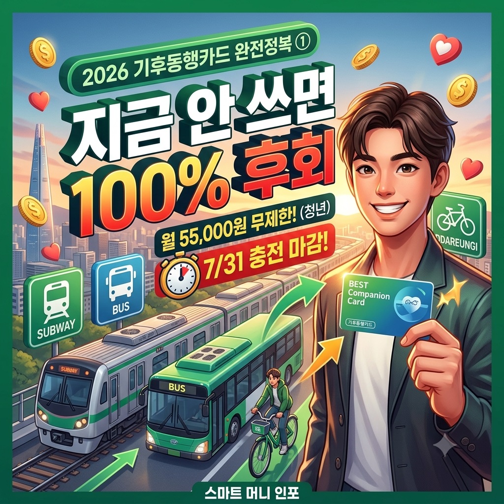 [7월 최신] 2026 기후동행카드 완전정복 ① 기본개념과 요금제, 지금이 마지막 기회