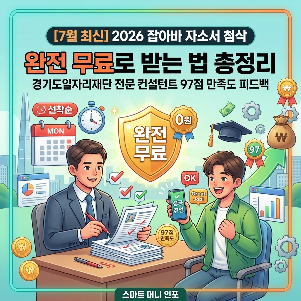 [7월 최신] 2026 잡아바 어플라이 자소서 첨삭 완전 무료!